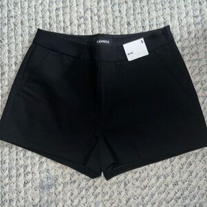 Express Mid Rise Black Shorts